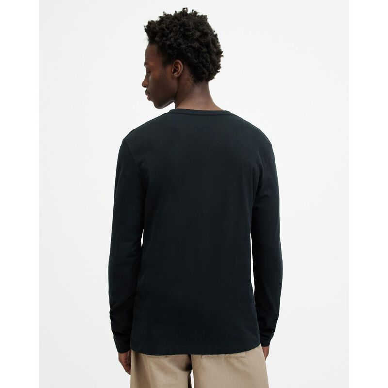 AllSaints Brace Brushed Cotton Long Sleeve T-Shirt image number 1